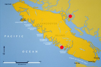 map of Van Isle