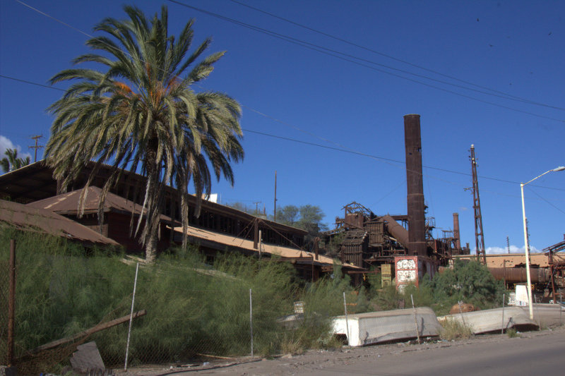 The remains of a copper industry at Santa Rosalia