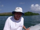 Tamsin Dickinson. Crew on board Elmarleen for the thrid Atlantic Crossing in 2009. Off snorkeling with the Sprucettes at Cul de Sac Anglais - Martinique.