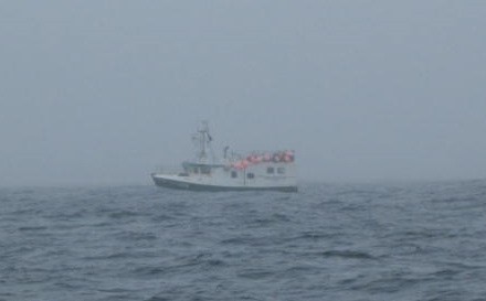 A fishing boat off Ushant as we entered Biscay