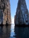 The channel at Kicker Rock.