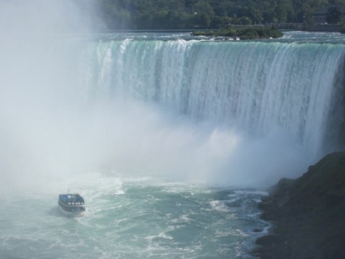 American falls at Niagara.