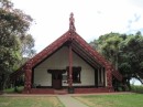 The Maori meeting house.