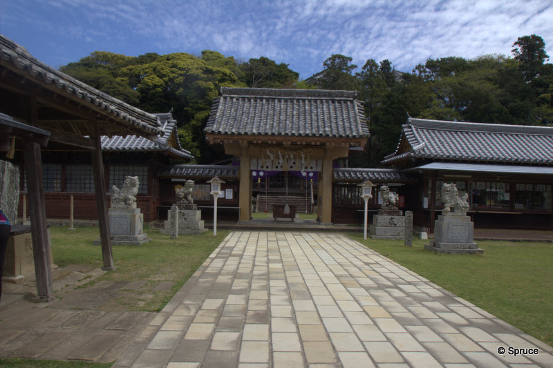 Shrine in the castle grounds.