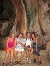 The merry band chilling in the Hato caves
