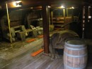 The lower decks of the whaling ship, the Charles W. Morgan