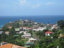 View from on high above Georgetown, Grenada