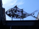 Fish sculpture in Montreal