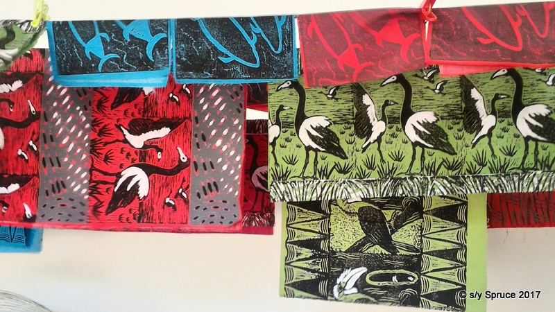 Some of the fabric designs from Papua Designs.