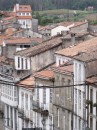 Roof tops from the cathedral level at Santiago del Compostela.