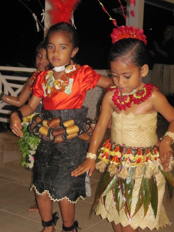 Young performers in traditional costume.