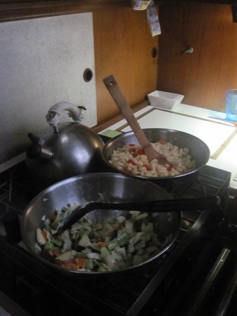 Cooking aboard