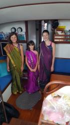 dressing in Saris