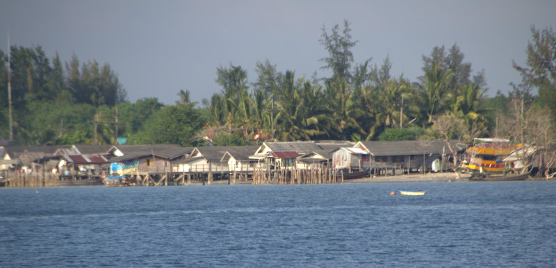 Fishing village near the marina