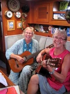 Amanda and Sue play some classical guitar duets.