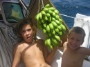We bought a stalk of bananas in Bequia!.JPG
