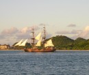 e Rodney Bay- The Unicorn sailed by us and shot its cannons at us- This was a merchant ship in the Pirates 2 movie.JPG