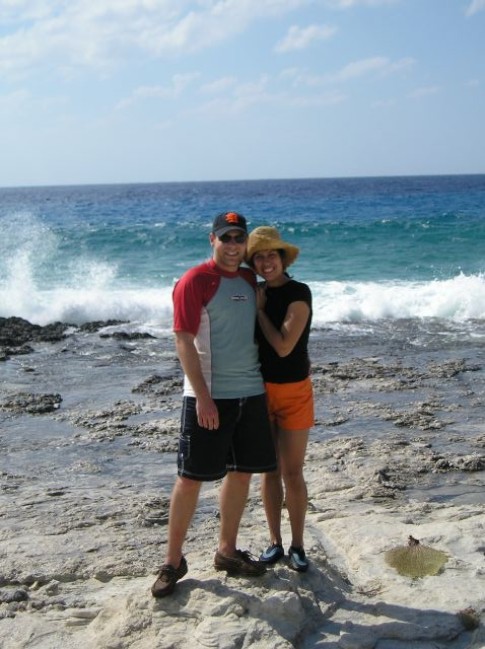 Remco and Margot in West Caicos