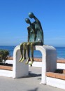 Puerto Vallarta - just one of the many neat pieces of art in old town PV.