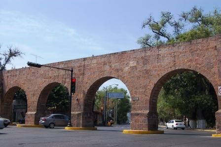 Morelia Aqueduct - The original aqueduct still runs for almost a mile through the modern city.