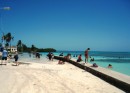 Cay Caulker – The Split filled with locals on Easter weekend. Usually there are only a dozen or so tourists in the water here. 