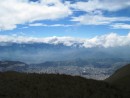 Another view of Quito from Volcan Pichincha.  