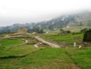 Ingapirca Ruins - largest Incan ruins in Ecuador located north of Cuenca. Llamas roam freely around these ruins. 
