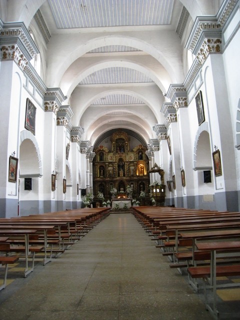 San Francisco church in Cuenca.