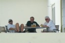 Colon – Kent, Glenn and Bob relaxing at Shelter Bay Marina. Thanks s/v Moody Blues for the photo. 