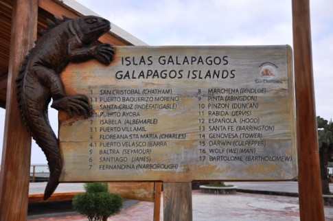 List off all the Galapagos Islands. 