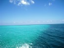 Roatan waters are beautiful - colors fade into each other. This picture doesnt quite do it justice but you get the idea. 