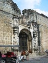 Antigua, Guatamala - Churchfront. 