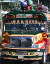 The chicken bus - Central America is where yellow US school buses find their 2nd life. Most are given some flare with bright paint on the exterior and packed to the max with locals. 