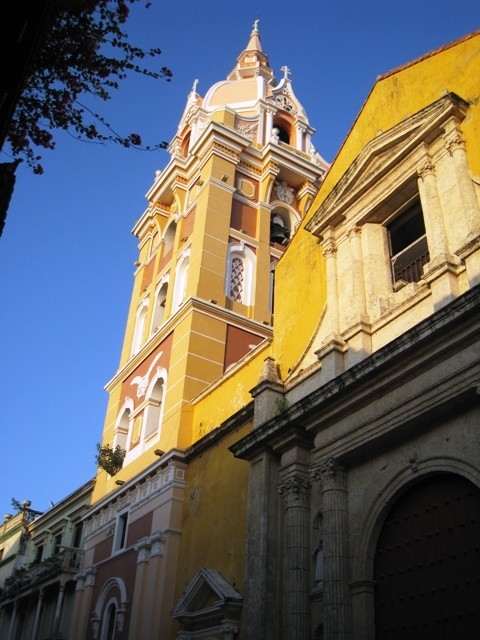 Cartagena – Cathedral in Old Town. 