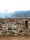 Machu Picchu. Dry stacked walls. 