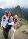 Machu Picchu. Kerry, Amy and Wyatt. 