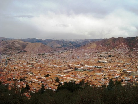 View of Cusco. 