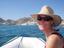 We had a 1.5 mile dinghy trip from our anchorage to Cabo