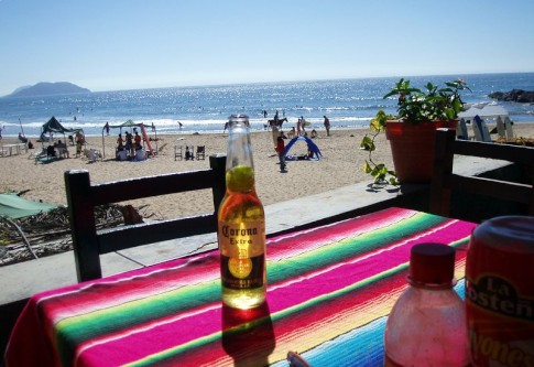 For all of you back home, we were thinking of you as we made our own personal Corona commercial!