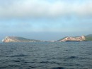 As we passed Tenacatita and looked North we could clearly see the remains of the crater, now a great anchoring spot.