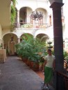 The hotel was typical Mexican architecture with the rooms opening onto an interior courtyard.