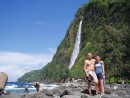 The scenery in the Waipio Valley was as stunning as the many waterfalls.  This is what we always expected the tropics to be like