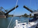But, some of the lifting bridges are not that tall meaning that I need to aim the top of my mast in exactly the right position.  Easy I am sure for those that are used to bridges! 