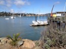 On a mooring at the Sausalito Yacht Club