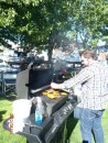Braeden was the Grillmaster!  Excellent job on the Que!