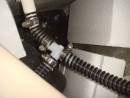 Ballast tank vent - vent hose tee-ed into anchor locker drain