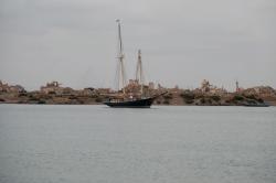 Windjammer anchored off Suakin