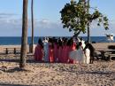 Wedding - one of two I saw: Fort Lauderdale Beach