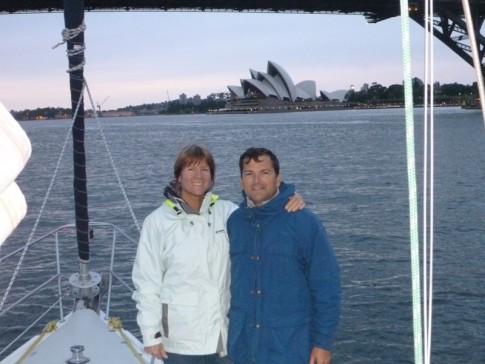 Alison and Allan realize their dream of sailing into Sydney Harbor (even if it wasn