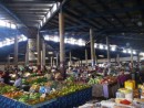 The Lautoka Minicipal Market, rich with fruits, vegetables, eggs, bags of Indian spices, dried kava, and Fijian handicrafts.